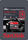 SanDisk Ultra Compact Flash Card - 4GB