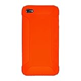 Amzer Silicone Skin Jelly Case for iPhone 4 (Orange) (Fits AT&T iPhone)