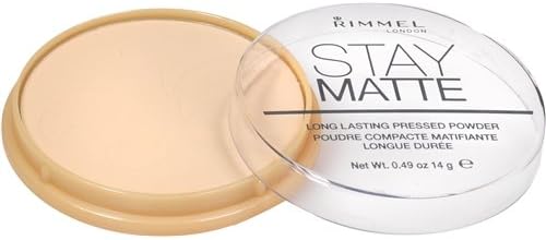 Rimmel Stay Matte Pressed Powder, Transparent-0.49 oz (14 g)