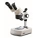 National Optical 430-430PHF-10 Stereo Microscope with Inclined Head, 10x Eyepiece, 1x, 3x Objective, Transmitted Illumination Fluorescent Light Source, 10x, 30x Magnification
