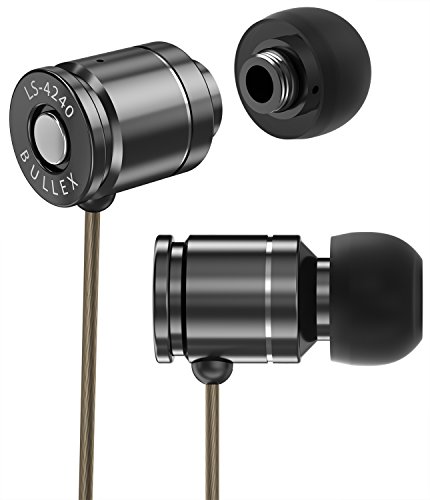 Sentey bullex gunmetal earbuds earphones in ear headpho…