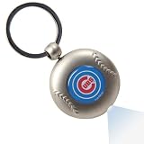 MLB Chicago Cubs Silver Baseball Flashlight Keychain