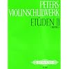 Peters-Violinschulwerk: Et�den, Band 2