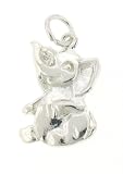 925 Authentic Sterling Silver Charm Elephant
