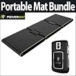 Powermat PMM-PT100 Portable, Foldable Charging Mat (Black) Bundle With Powermat Receiver Li-Ion Battery Door for Blackberry Bold Black