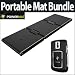 Powermat PMM-PT100 Portable, Foldable Charging Mat (Black) Bundle With Powermat Receiver Li-Ion Battery Door for Blackberry Bold Black