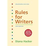 Rules for Writers with Tabs with 2009 MLA and 2010 APA Updates ~ Diana Hacker