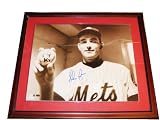 New York Mets Autographed Nolan Ryan 16x20 Framed Photo 14K (MLB Authenticated)