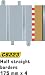 Scalextric C8223 Half Straight Border/Barrier 1:32 Scale Accessory