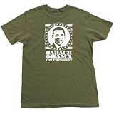 Barack Obama For President T-Shirt (White Print)