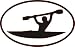 KAYAK OVAL Decal Sticker