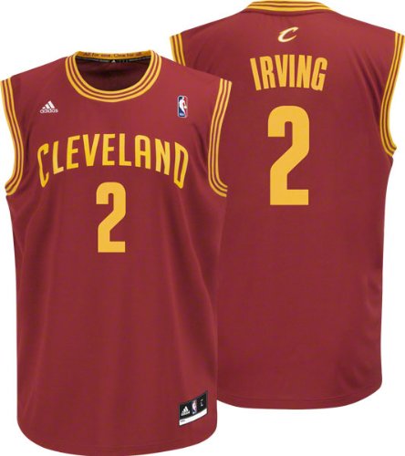 Kyrie Irving Jersey: adidas Revolution 30 Dark Red #2 Cleveland Cavaliers Jersey