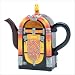 1950s STYLE JUKEBOX TEAPOT DECORATIVE TABLETOP TEA POT