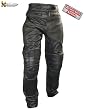 Xelement Men's Armored Cowhide Leather Racing Pants