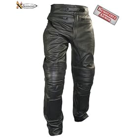 Xelement Men's Armored Cowhide Leather Racing Pants - Size : 42