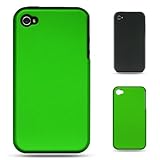 Premiun New Hybrid Black Skin + Hard Green Rubber Phone Protector Cover Cas ....