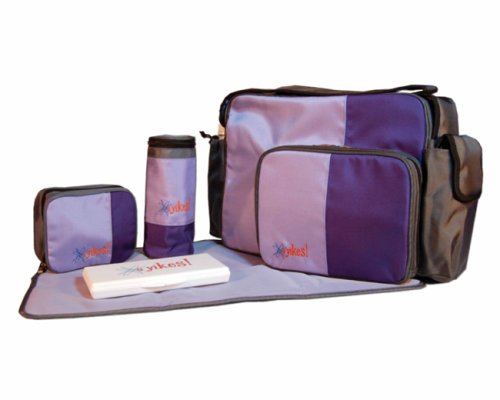 O Yikes Designer Messenger Diaper Bag