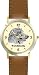 Afghan Hound (SC) Dog - WATCHBUDDY DESIGNER DELUXE TWO-TONE THEME WATCH - Arabic Numbers-SAND & SOIL STYLE - Pale Yellow Dial with Brown Leather Strap-Children's Size-Small ( Boy's Size & Girl's Size )