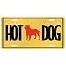 New  English Mastiff - Hot Dog  License Plate Dog