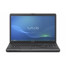 Sony Vaio EH2P0E 15.5 inch Laptop (Intel i5 2.4GHz Processor, RAM 4GB, Windows 7 Home Premium 64-bit) Hard Drive Capacity 320GB- Black