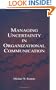 Managing Uncertainty in Organizational Communication (Routledge Communication Series)