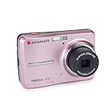 AGFAPHOTO Precisa 1430 1430PK 14.1 MP Digital Camera with 3x Optical Zoom and 2.4-Inch Auto Brightness LCD (Pink)