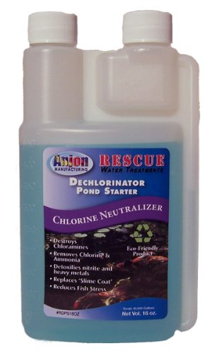 Anjon Manufacturing Pond Rescue Dechlorinator Pond Starter 16 Ounces - RDPS16OZ