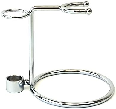 Hirsh Luxury Premium Wet Shaving Stand for Badger Brush & Safety Razor or Fusion Razor