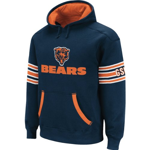 Reebok Chicago Bears Youth (8-20) Quarterback Jersey Hooded Sweatshirt Small