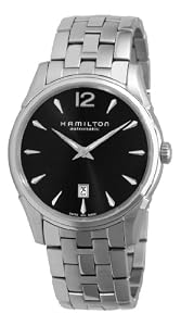 Hamilton Men's H38615135 Jazzmaster Slim Black Dial Watch from Hamilton