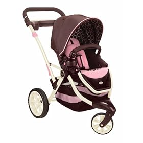 Contours Options 3-Wheel Stroller, Blush