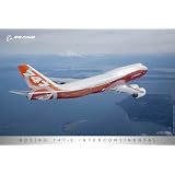 747-8IC Sunrise Livery Poster