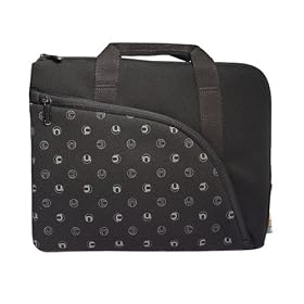 Laptop Slim Neoprene Skin Sleeve with Carrying Handle (Black) Samsung Q310-34P 13.3-Inch Laptop