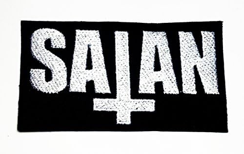 Satan Inverted Cross Black Metal Gothic Pagan Embroidered Iron on Patch. New with High Quality for Your Cloth By Jupeter