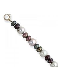 Sterling Silver 16 Inch Cultured Pearl Bracelet & Necklace 2pc Set