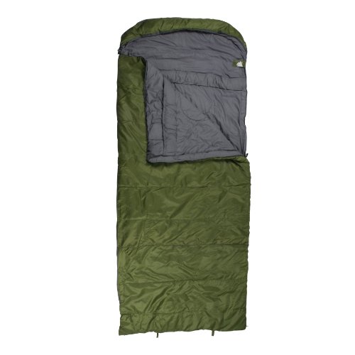 10T Kenai Green Sac de couchage couverture Vert/Gris 235 x 100 cm