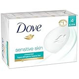 UPC 011111615540 product image for Dove Beauty Bar, Sensitive Skin, 4 Bars | upcitemdb.com