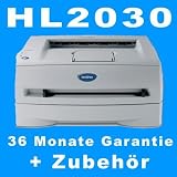 Brother HL-2030 +USB-Kabl + komp. Toner TN-2000