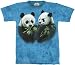 Pandas T-shirt 100% cotton short sleeve KIDS and TEENS and ADULTS bears shirt