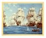The Battle of Trafalgar Art Poster Print by Montague Dawson, 34x27