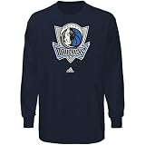 Dallas Mavericks adidas Primary Logo Long Sleeve T-Shirt