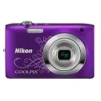 Nikon Coolpix S2600 14MP Point-and-Shoot Digital Camera (Purple) with 4GB Card, Camera Pouch