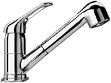 Nantucket Sinks Single Handle Pullout Faucets, Satin Nickel