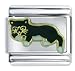 Jewelry : Animal Lounging Cat Italian Charms Bracelet Link