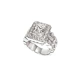 Sterling Silver Cubic Zirconia Fashion Ring