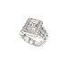 Sterling Silver Cubic Zirconia Fashion Ring