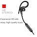 Bluetooth Earhook Headphones Wireless Sport&Running Stereo with Noise Cancelling Earphones Earbuds (Black) SUFUM