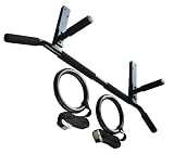 Ultimate Body Press Joist Mounted Pull Up Bar and Gymnastic Rings Package