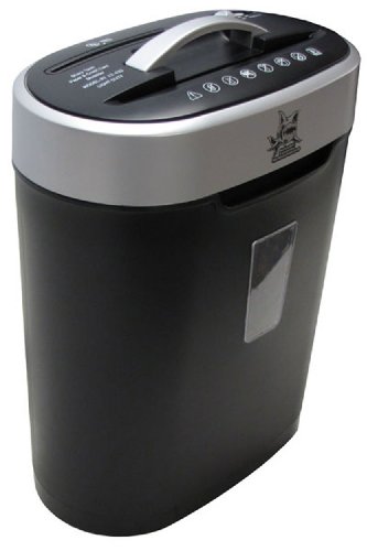 SHARP TOOTH SHREDDERS 8-Sheet Cross-Cut Paper/CD/Credit Card Shredder with Basket On Sale