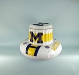 Michigan Wolverines Floating Cooler 32qt Floating Cooler - U of Michigan - NCAA College Athletics Fa